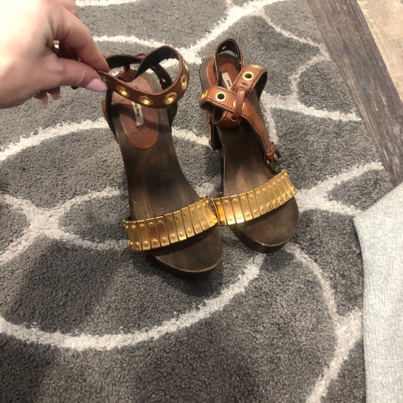 Miu miu chunky heels size 36 - Picture 2 of 7